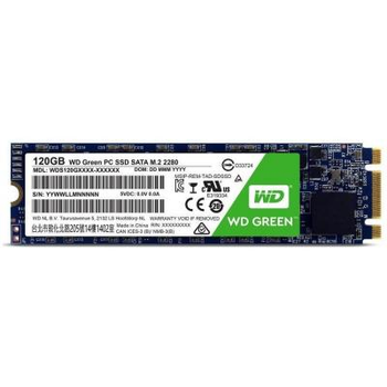 SSD 120GB WD Green M.2 2280 SATAIII TLC (WDS120G2G0B)