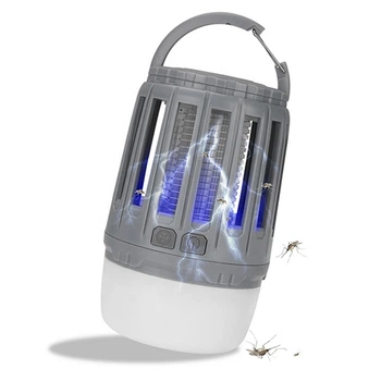 Уничтожитель комаров аккумуляторный VHG SS-2503 с фонарем для кемпинга Серый