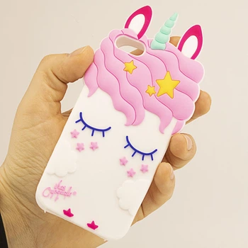 Чохол 3D Toy для Iphone 5 / 5s / SE Бампер гумовий Єдиноріг White Без бренду