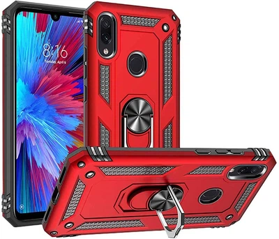 Чехол Shield для Xiaomi Redmi Note 7 бронированный бампер Броня Red