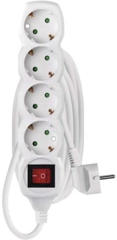 Сетевой удлинитель Emos P1423R 4 розеток 3 м 16А White