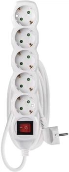 Мережевий подовжувач Emos P1523R 5 розеток 3 м 16А White
