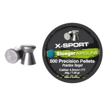 Кульки Stoeger X-Sport Flat 4.5мм/177 0.48g (500шт.) (98814500014)
