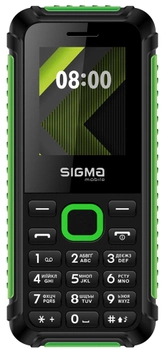 Мобильный телефон Sigma mobile X-style 18 Track Black-Green (4827798854433)