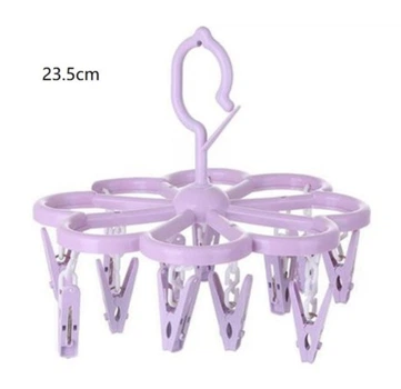 Органайзер для сушки белья S&M Store ветрозащитные вешалки Purple