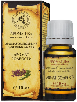 Аромакомпозиция Ароматика Аромат бодрости 10 мл (4820031052078)