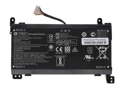 Батарея для ноутбука HP Omen 17-an HSTNN-LB8B (12-pin), 5700mAh (83.22Wh), 8cell, 14.6V, Li-ion, черная,
