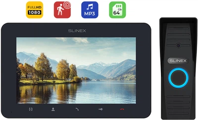 Комплект домофона Slinex AdvancedKit Full HD Gray-Black