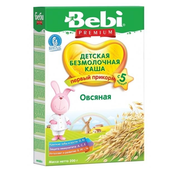 Безмолочна каша для полудня Bebi Premium 008562 вівсяна (bc-345251)