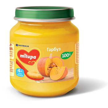 Milupa Дитяче пюре овочеве Гарбуз 125г (bc-344975)