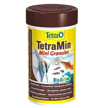 Корм Tetra Min Mini Granules для аквариумных рыб в мелких гранулах