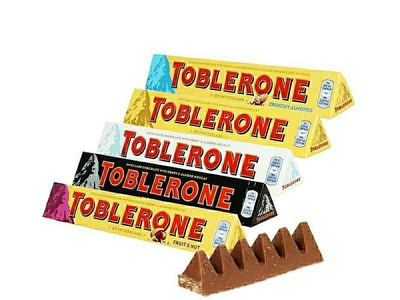 Набір шоколаду Toblerone 5 шт 500 г