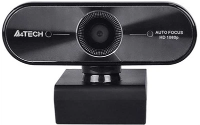 Веб-камера A4Tech, 2Mp, 1920x1080/30 fps, микрофон, автофокус, USB 2.0, винтовое крепление 1/4" под штатив, стеклянная линза Black