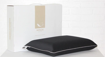 Подушка ортопедическая MirSon №7006 Elite Delicate Satin Black&nbsp;Pearl Women 59х43х10 (2200003399448)