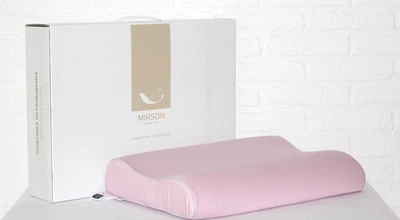 Подушка ортопедическая MirSon №7115 Elite Delicate Satin Laura Aero 58х40х10.5 (2200003400526)