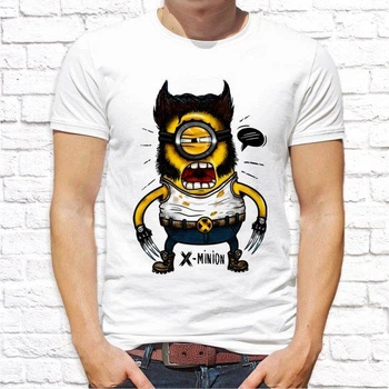 Чоловіча футболка з принтом за мотивами мультфільму "Міньйони" Push IT, XL