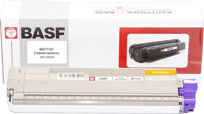 Картридж для OKI C823N BASF 46&nbsp;471&nbsp;101 Yellow BASF-KT-46471101