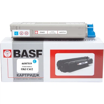 Картридж для OKI C612N BASF 46 507 519 Cyan BASF-KT-46507519