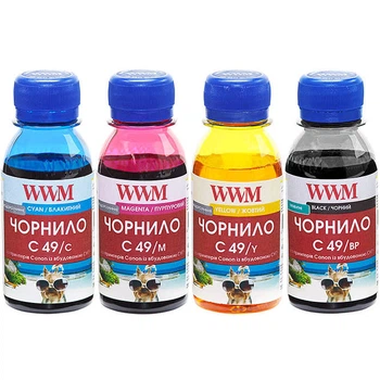Чернила для Canon PIXMA G3411 WWM 4х100г C49SET4-2