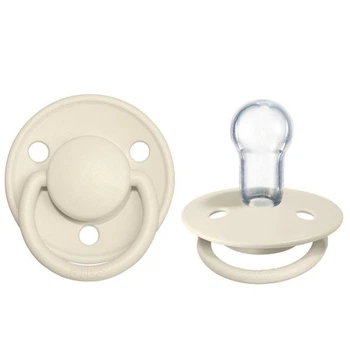 Пустушка силіконова BIBS De Lux Silicone Ivory 0-36 міс.