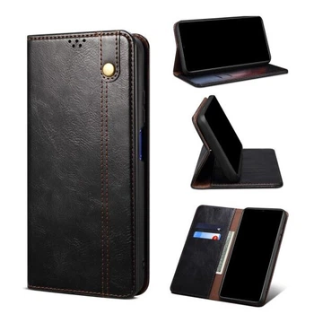 Чохол-книжка з кишеньками UniCase Leather Wallet для Xiaomi Redmi 10 / 10 (2022) / 10 Prime - Black
