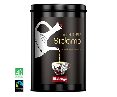 Кофе Malongo Ethiopie Sidamo молотый ж/б 250 г
