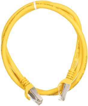 Патч-корд 2E CAT6 S-FTP RJ-45 4х2 27AWG 7/0.14 Cu 1 м PVC Жовтий (2E-PC6SFTPCOP-100YLW)