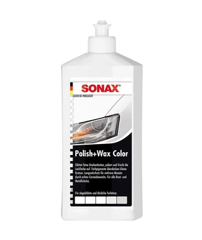 Поліроль кольоровий Sonax NanoPro з воском білий 250 мл 4064700296046
