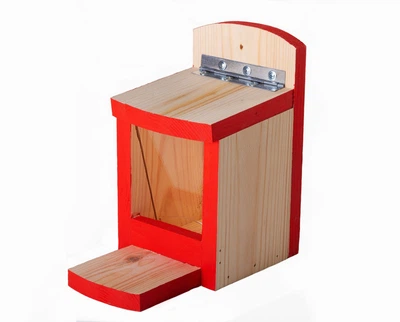 Кормушка для белок и птиц "House_for_birds" Красная