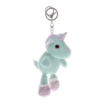 Мягкая игрушка брелок Плюшевый Plush ʺ Единорог с висячими лапками ʺ 12 см мятный (9717)