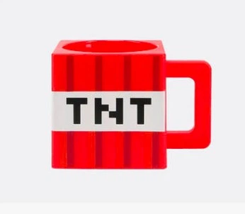 Чашка Майнкрафт TNT керамическая красная Minecraft (6251)
