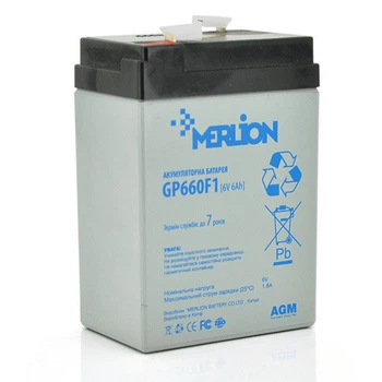 Аккумулятор Merlion 6V 6Ah GP660F1
