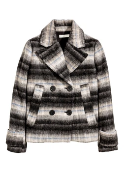 Напівпальто H&M 34 Сірий 0397440_клет_01