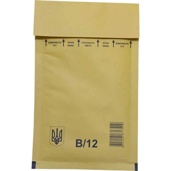 Конверт бандерольний (Україна, 120 мм. х 215 мм., В/12) Упаковочка # 1522