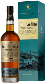 Виски Tullibardine Sherry Finish 500 0.7 л 43% в подарочной коробке (5060074861285)