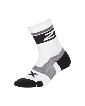 Компресійні спортивні шкарпетки 2XU, Vectr Cushion Crew, L (42-46), білий/чорний