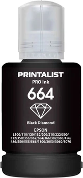 Чернила Printalist 664 для Epson L110/L210/L300 140 мл Black (PL664B)