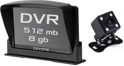 GPS Навигатор Видеорегистратор COYOTE&nbsp;935 DVR Double Hector 512mb 8gb с картами для грузового и легкового транспорта + Камера заднего вида с подсветкой