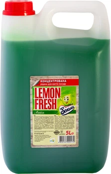 Рідина для миття посуду Sensua Lemon Fresh Зелений 5 л (4820167000172)