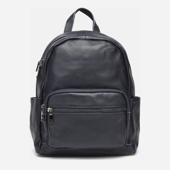 Рюкзак женский из натуральной кожи 8.5 л вмещает формат А4 Laras k1010086bl-blue Синий (ROZ6400018212)