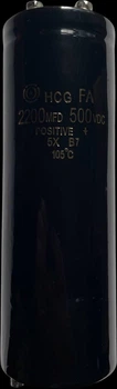 Конденсатор постоянного напряжения HCG FA 2200 uF 500Vdc (12002009006)
