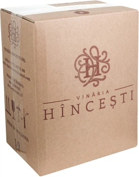 Вино Hincesti BAG IN BOX Молдавський Гранат червоне напівсолодке 10 л 12% (4841685001076)