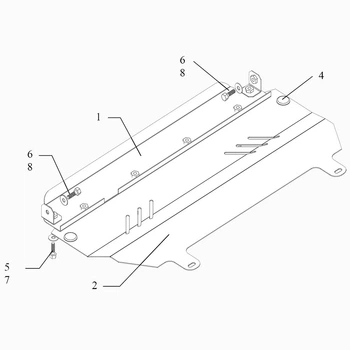Kolchuga Защита двигателя, КПП и радиатора на Citroen C2 '03-10 (ZiPoFlex-оцинковка) [2.0022.00]