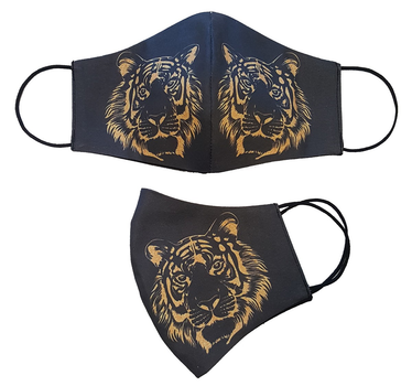 Защитная маска для лица Золотой тигр размер M