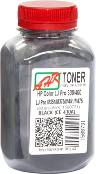Тонер для HP Color LaserJet Pro 400 M475, M475dn, M475dw АНК Black 60г 1500731