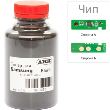 Тонер и Чип для Samsung SL-C482W АНК Black 40г 3202630