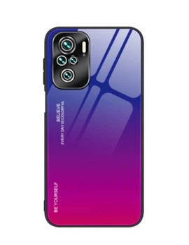 Чехол Gradient для Xiaomi Redmi Note 10 / Note 10S Purple-rose