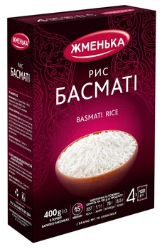 Рис Басматі Жменька в пакетиках для варіння 4 х 100 г