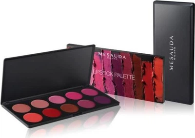 Палетка из 10 матовых помад MESAUDA Matte Lipstick Palette