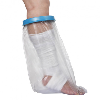 Защитное приспособление для мытья ног Lesko JM19136 защита ран гипса от попадания воды водонепроницаемый (K/OPT2-3643-10420)